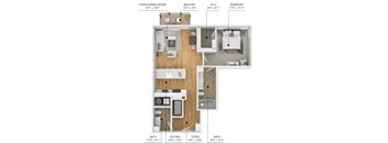A9 Floor Plan at Level, Des Moines Iowa   
