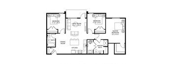 3Bed 2Bath-J at Meadowlark Place Apartments, Grimes, IA,  50111