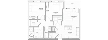 C2 2Bed 2Bath-C at Melbourne Apartments, Georgia
