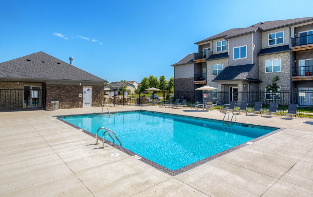 our apartments at the district feature a resort style swimming pool at Stonegate Crossing Apartments, Clive, 50325