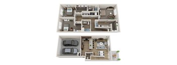 Hickory Floor Plan at Centennial Crossing, Iowa, 50263
