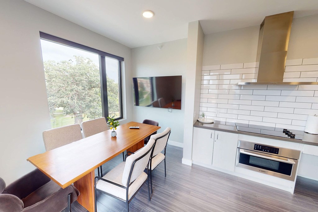 Dining And Kitchen at Canary Lofts, Iowa