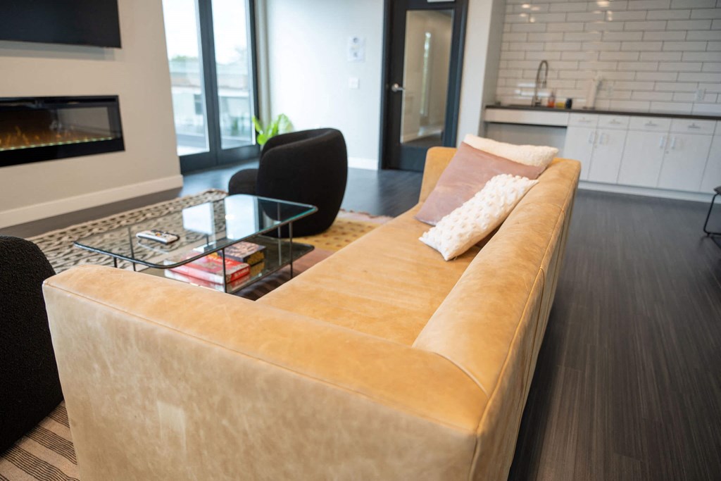 Fireplace Sitting at Canary Lofts, Des Moines, IA