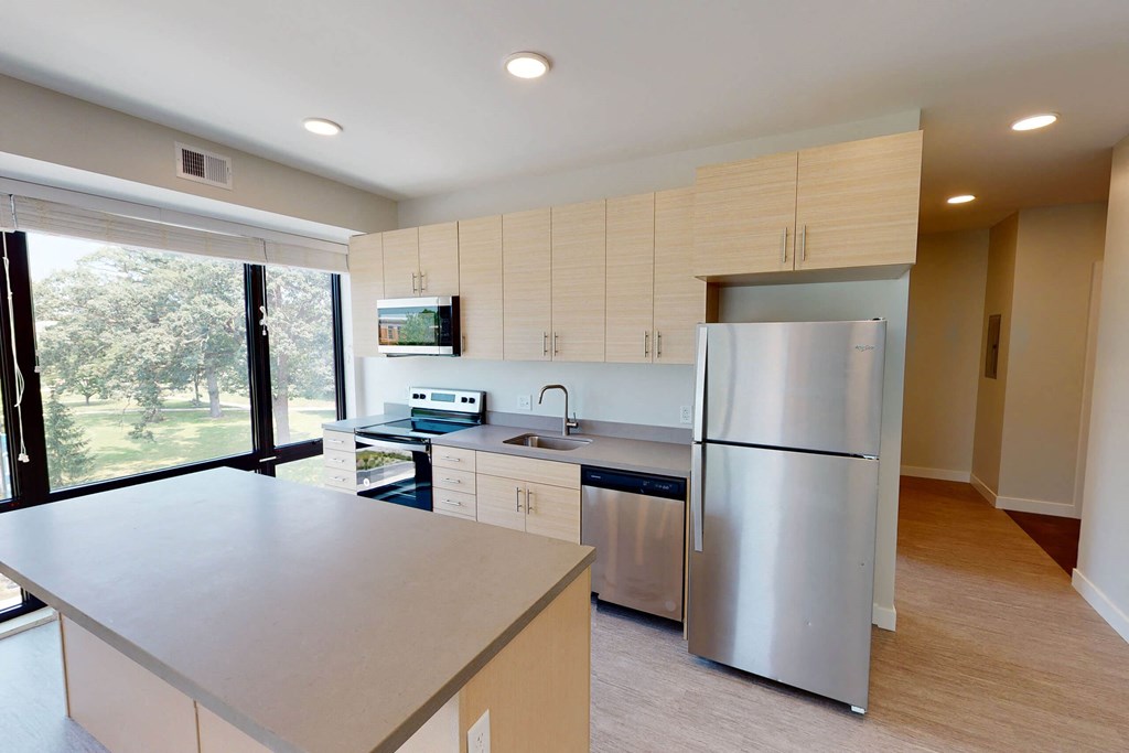 Fully Equipped Kitchen at Canary Lofts, Des Moines, 50311