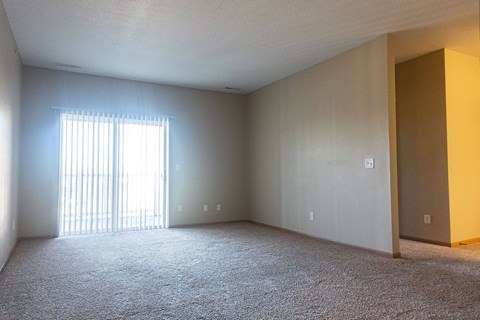 Unfurnished Living Area at Sunrise Meadows, Waukee, Iowa