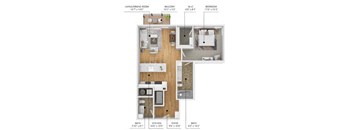 A10 Floor Plan at Level, Iowa, 50309
