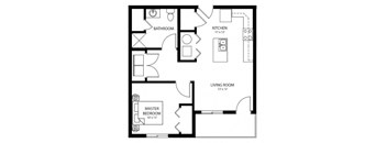 A1 floor plan at Cedarbrooke Place , Iowa