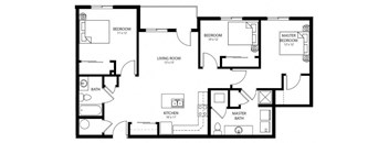 C4 floor plan at Cedarbrooke Place , Norwalk