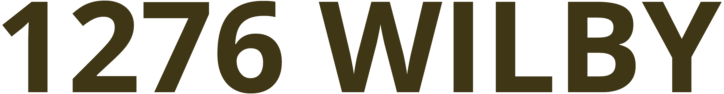 The image features the numbers 1276 and the word WILBY.