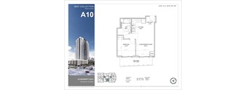 A poster for Mist Collection Verve Suites shows the layout of a suite.