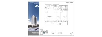 A brochure for the Rapids Collection A5 Signature Suites at 20 University Ave E, Waterloo, Ontario.
