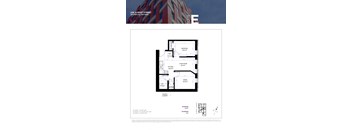 Floor plan for a condo at 228 Albert Street in Waterloo, Ontario.