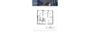 A floor plan for a suite in a building located at 239 Albert Street, Waterloo, Ontario.
