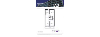 A floor plan for a suite at 255 Sunview Street in Waterloo, Ontario.