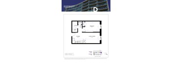 A floor plan for a suite at 255 Sunview Street in Waterloo, Ontario.