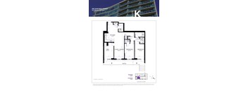 A floor plan for a suite at 255 Sunview Street.