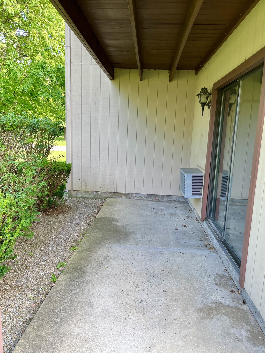 patio outside of a unit