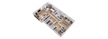 bedroom floor plan  3d floor plan of a home