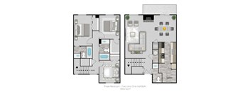 3 bed 2.5 Bath