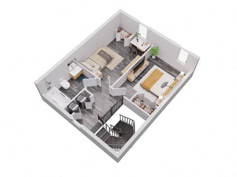 bedroom floor plan an aerial view of the bedrooms of the house