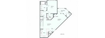 floor plan of a single family house