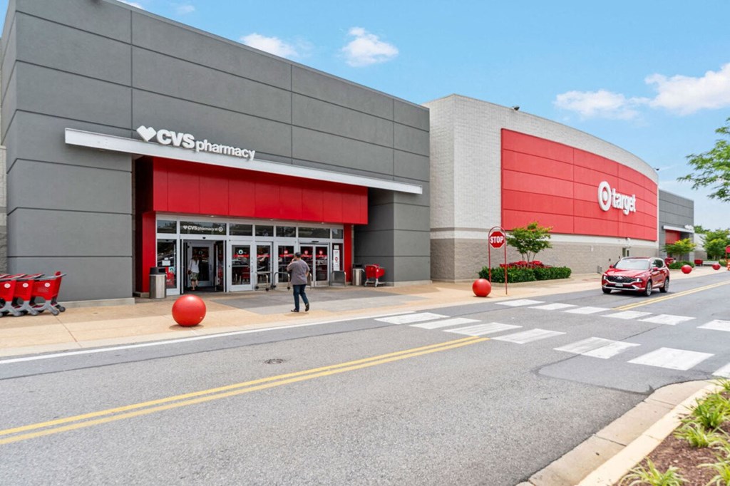 the exterior of a cvs pharmacy on a city street