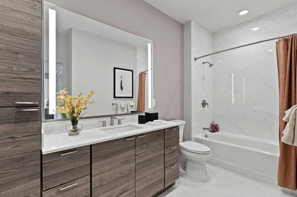 a bathroom with a sink and a toilet