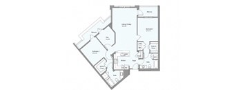 a floor plan of a house with different floors