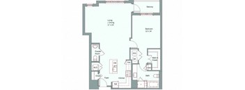 a blueprint of a floor plan of a house