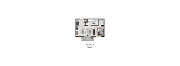 the studio 4 1 bedroom floor plan studio 4 apartments for rent