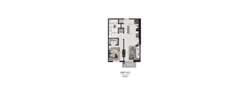 the unit 33 3 bedroom floor plan