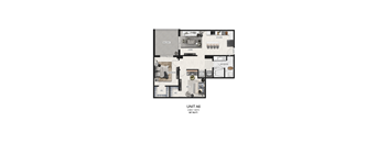the unit ag floor plan  unit a  670 sq ft