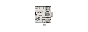 unit b7 floor plan  the edit apartments