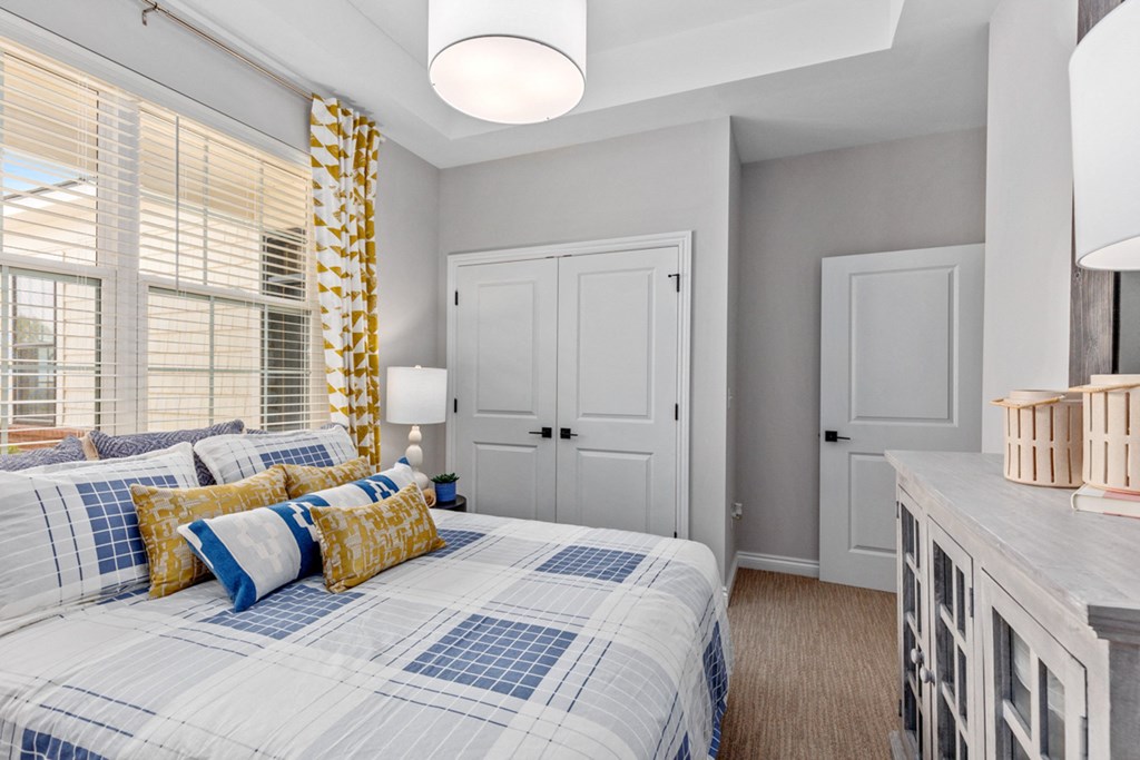 Large Comfortable Bedrooms With Closet at Encore at West Valley, White Lake, MI, 48386