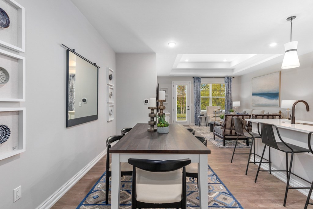 Decorated Dining Area at Encore at West Valley, Michigan, 48386