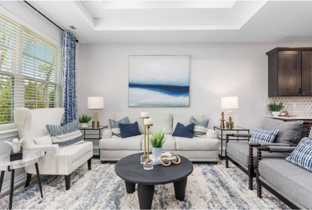 Gorgeous Living Room at Encore at West Valley, White Lake, 48386