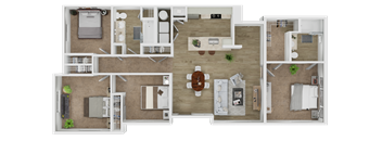 4 bedroom 2 bathroom