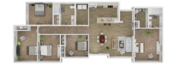 5 bedroom 2 bathroom