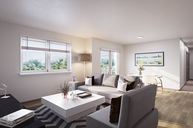 Rendering of a Living room