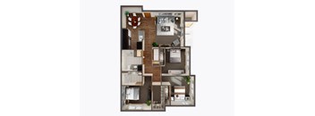 3 Bed, 2 Bath Floor Plan at Panorama, Snoqualmie, 98065