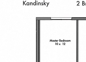 2 Bedroom 2 Bathroom Floor Plan 2 Bedroom 2 Bathroom Floor Plan at Discovery West, Issaquah, 98029