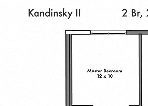 Two bedroom Two bathroom Floor Plan Two bedroom Two bathroom Floor Plan at Discovery West, Issaquah, WA, 98029