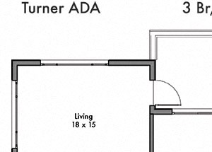 3 Bedroom and 2 Bath Floor Plan 3 Bedroom and 2 Bath Floor Plan at Discovery West, Washington