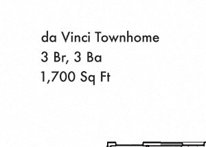 3 Bed 3 Bath Floor Plan 3 Bed 3 Bath Floor Plan at Discovery West, Issaquah, Washington