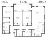3 bedroom 2 bath Floor Plan 3 bedroom 2 bath Floor Plan at Discovery West, Washington