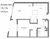 1 Bedroom 1 Bathroom Floor Plan 1 Bedroom 1 Bathroom Floor Plan at Discovery West, Issaquah, Washington