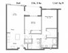 2 Bedroom 2 Bathroom Floor Plan 2 Bedroom 2 Bathroom Floor Plan at Discovery West, Issaquah