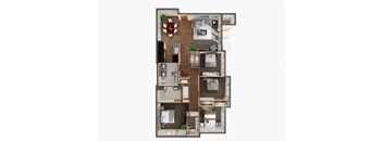 4 Bed 2 Bath Floor Plan at Panorama, Snoqualmie
