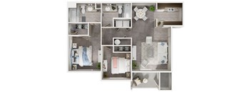 2 Bedroom, 2 Bath