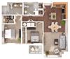 Carroll Floorplan Carroll Floorplan at Discovery Heights, Issaquah, WA